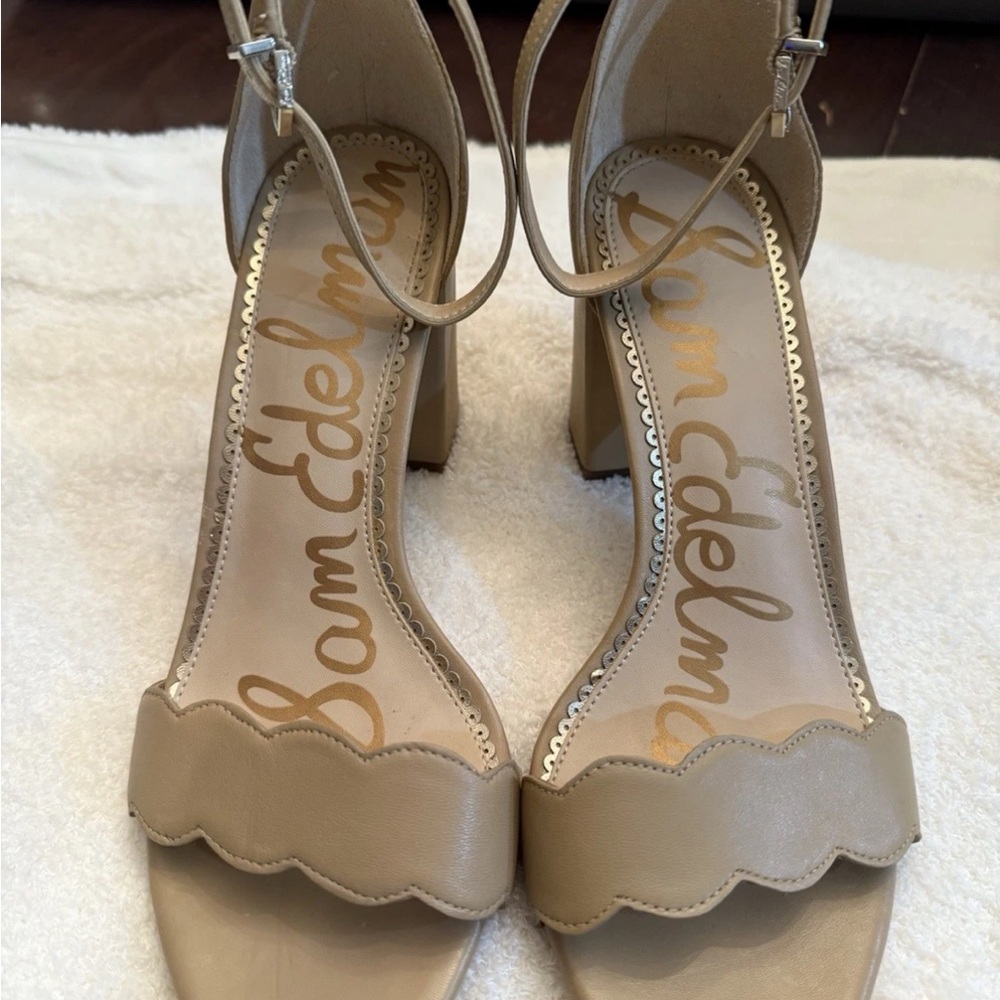 Sam Edelman Yaro heels size 7 Classic Nude